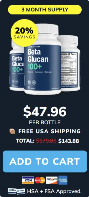BetterWayHealth Beta Glucan 100 package 3